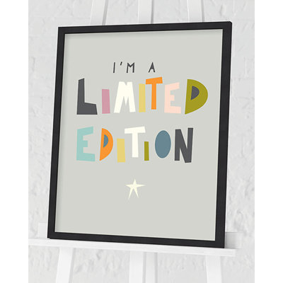 I'm A Limited Edition 1 Piece Single Picture Frame Wall Art