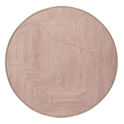 Machine Washable Abstract Pink Area Rug