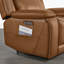 Fauteuil inclinable électrique en cuir véritable Zero Wall-2134244582