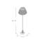 Lampe sur pied espion en verre brossé-15516547