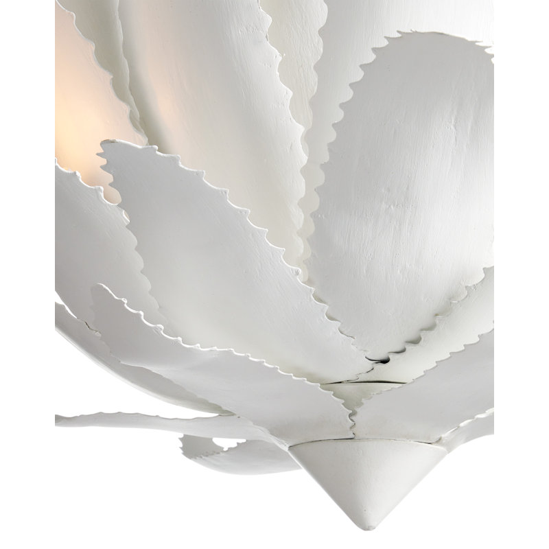 Agave 9 - Light Wrought Iron Chandelier by Marjorie Skouras