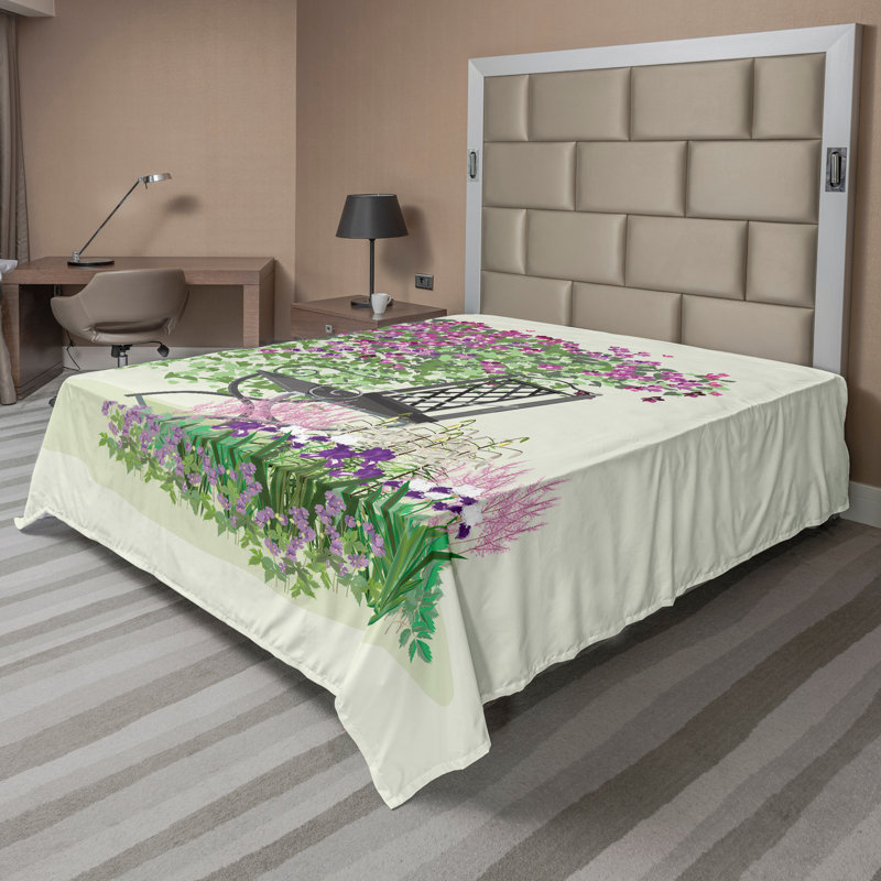 Drap plat Ambesonne, Drap plat pour très grand lit californien