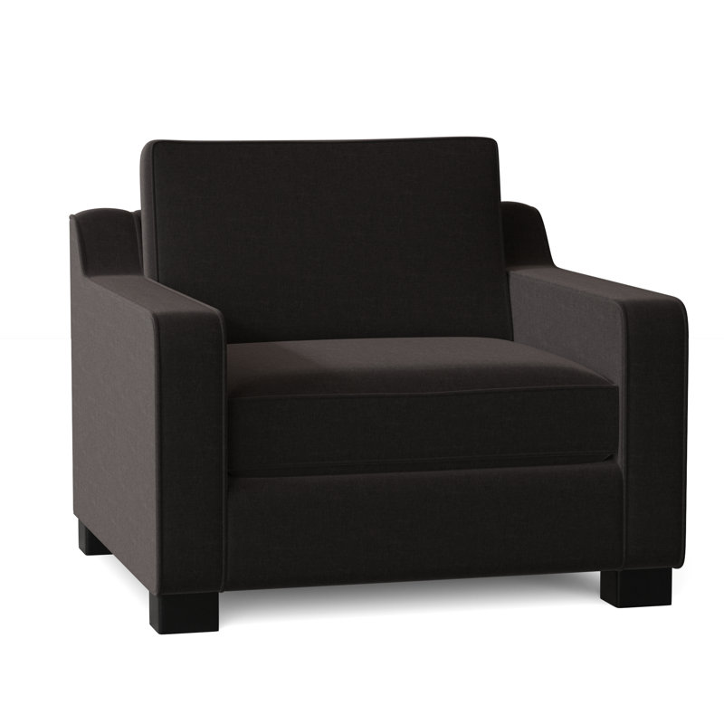 Fauteuil et demi Aceyon, Espresso, Acier Entice