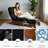 Lounge Chair with Ottoman,Adjustable Backrest Tufted Accent Chair with Footrest Set-839049806