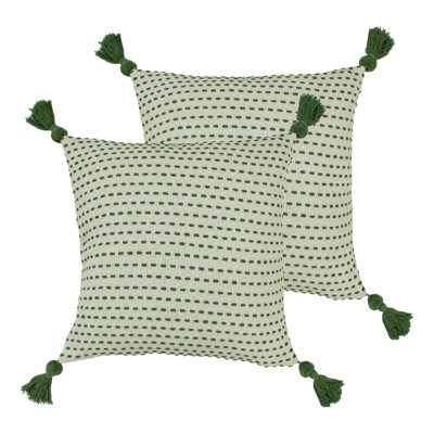 Geometric Square Cushion