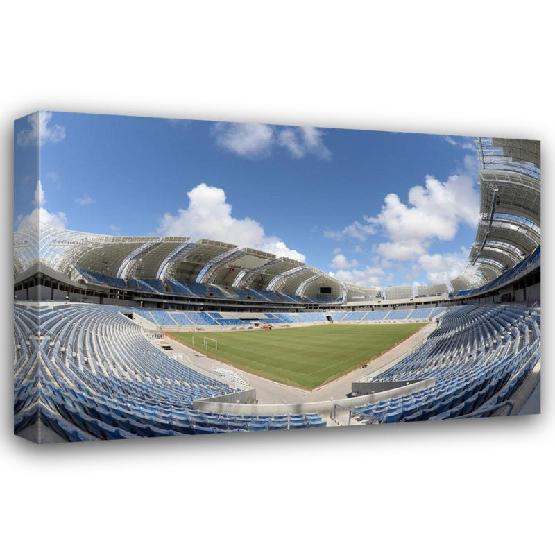 The Estadio das Dunas, 12" H x 18" W