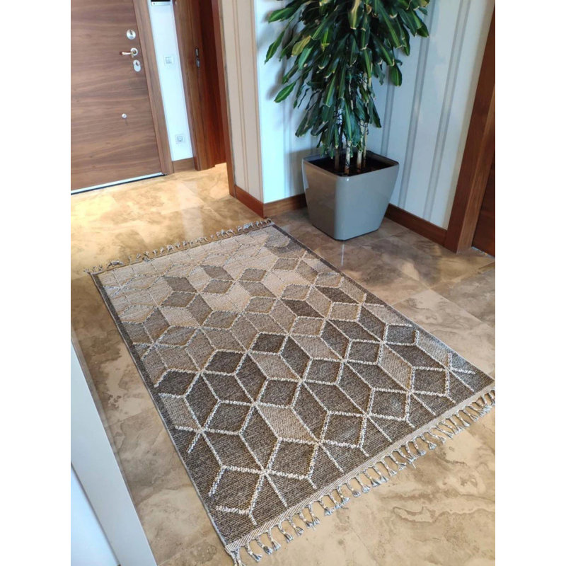 Laneta Indoor / Outdoor Rug, Carré 6 pi 7 po