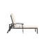 Chaise longue en fonte d'aluminium pour terrasse-590130176