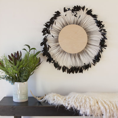 Décoration murale plume plein soleil