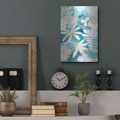 " Soft Blue Floral II " by Flora Kouta