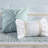 Seersucker Comforter With Gathered Throw Pillows - Style Bedding In 100% Botanical Shabby Chic-120274541-120274542