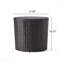 Kingstown Rd Barrel Side Table,  Outdoor Wicker End Table