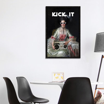 Kick It 1 Piece Wall Art on Canvas