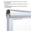 Porte de baignoire demi-cadre Infinity 54,5 "x 57" Infinity-47823696