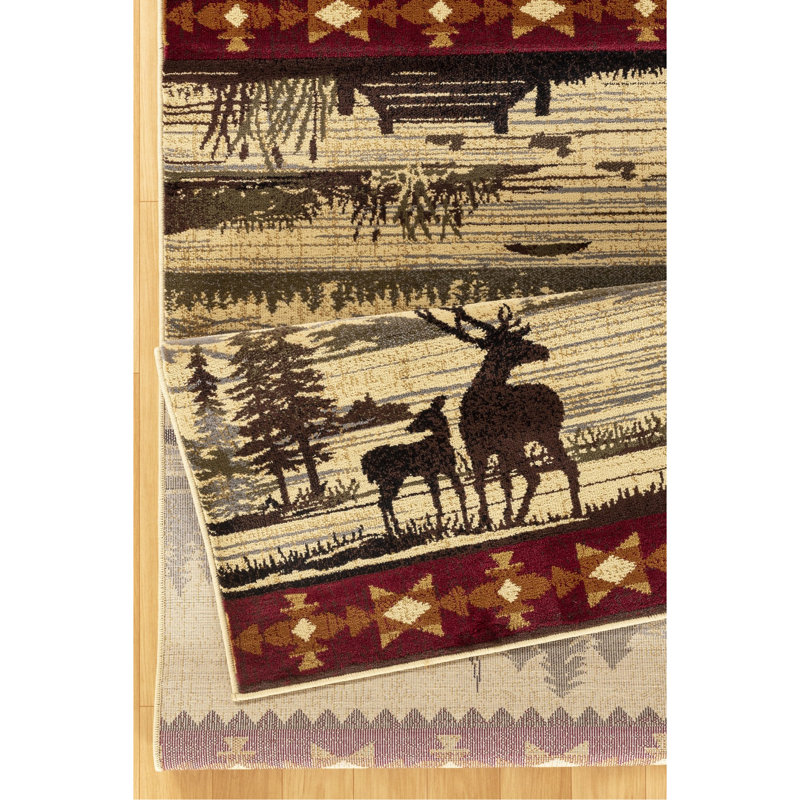 Tapis crème en polypropylène 7 pi 10 po X 3 po, pour les taches et les imperfections, Rectangle 7 pi 10 po x 10 pi 3 po