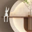 Sculpture 3D 3D avec télécommande, disque à DEL 3 couleurs, verdure simulée, vase en verre et statue de lapin