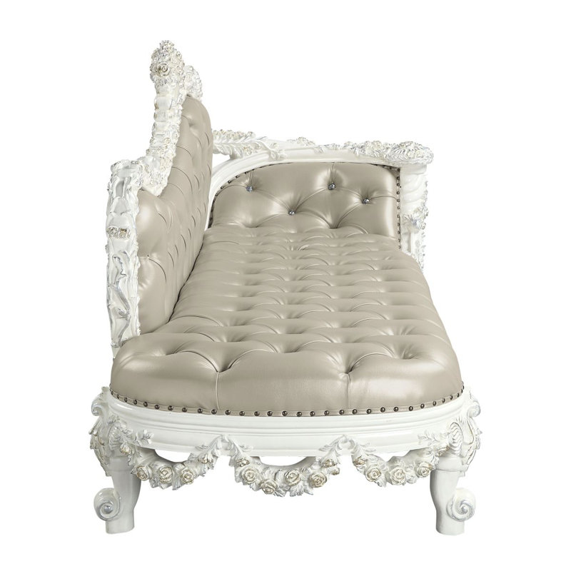 Faux Leather Upholstered Bench