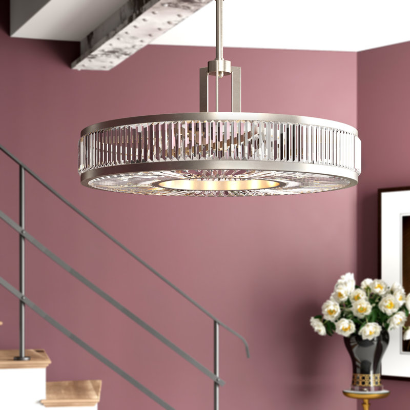 Crystal Enchantment 6 - Light Chandelier, Silver