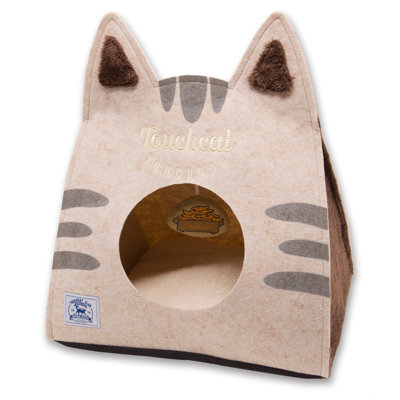 Maison pour chat pliable avec chat Touch Kitty Ears