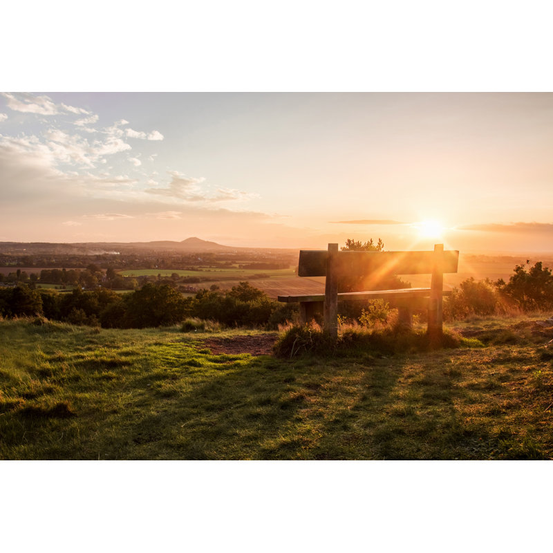 Foscot Sunset Over Shropshire - Wrapped Canvas Print, 51cm H x 76cm W x 3.8cm D