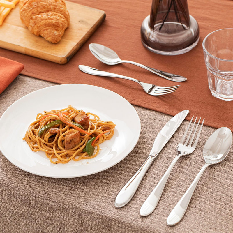 40-Piece Silverware Set For 8