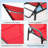 Patio Chaise Lounge Chair, Portable Outdoor Folding Recliner with Reclining Back, Breathable Mesh Seat for Beach, Poolside, Yard-435763556
