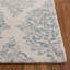 Tapis ivoire / bleu en laine touffeté à la main Hewett-1591703299