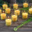Porte-bougies votives Citronella - 12 unités-61224480