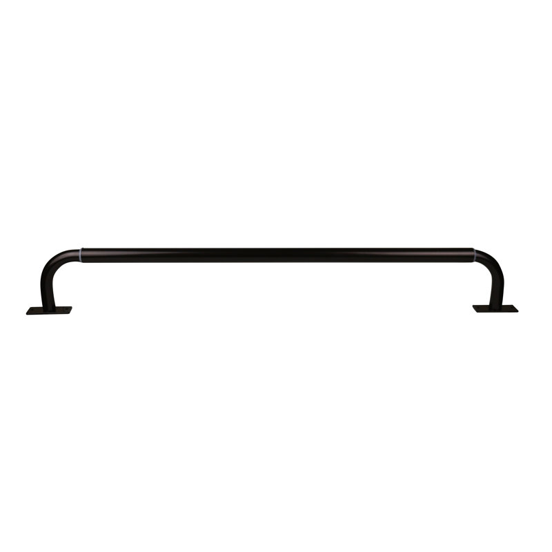 Tringle à rideaux occultante de 1 po de diamètre Red Barrel Studio®, Nickel satiné, 48" - 84"