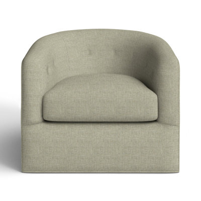 Midori Upholstered Swivel Barrel Chair