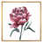 Toile avec cadre flottant or