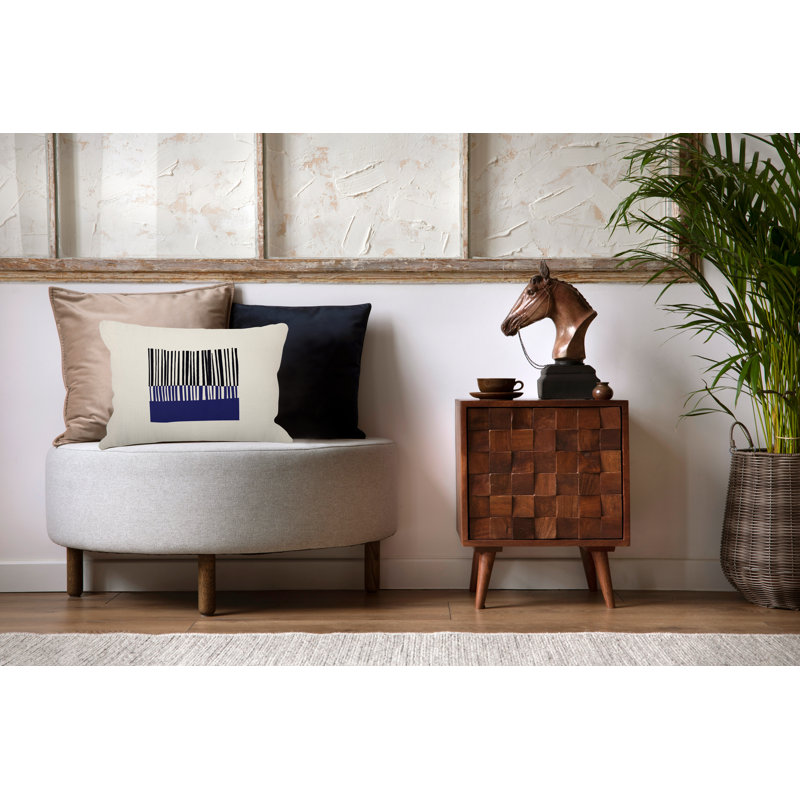 Polyester / Mélange de polyester Housse de coussin rectangulaire intérieure / extérieure lombaire et insert