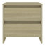 Georgan 45 cm W Bedside Table-274599654-274599659