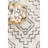 Adry Moroccan Shag Tasseled Cream/Charcoal Area Rug-188677160