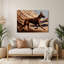 «Dogs Pharaoh Hound», art mural en métal noir-2075128776