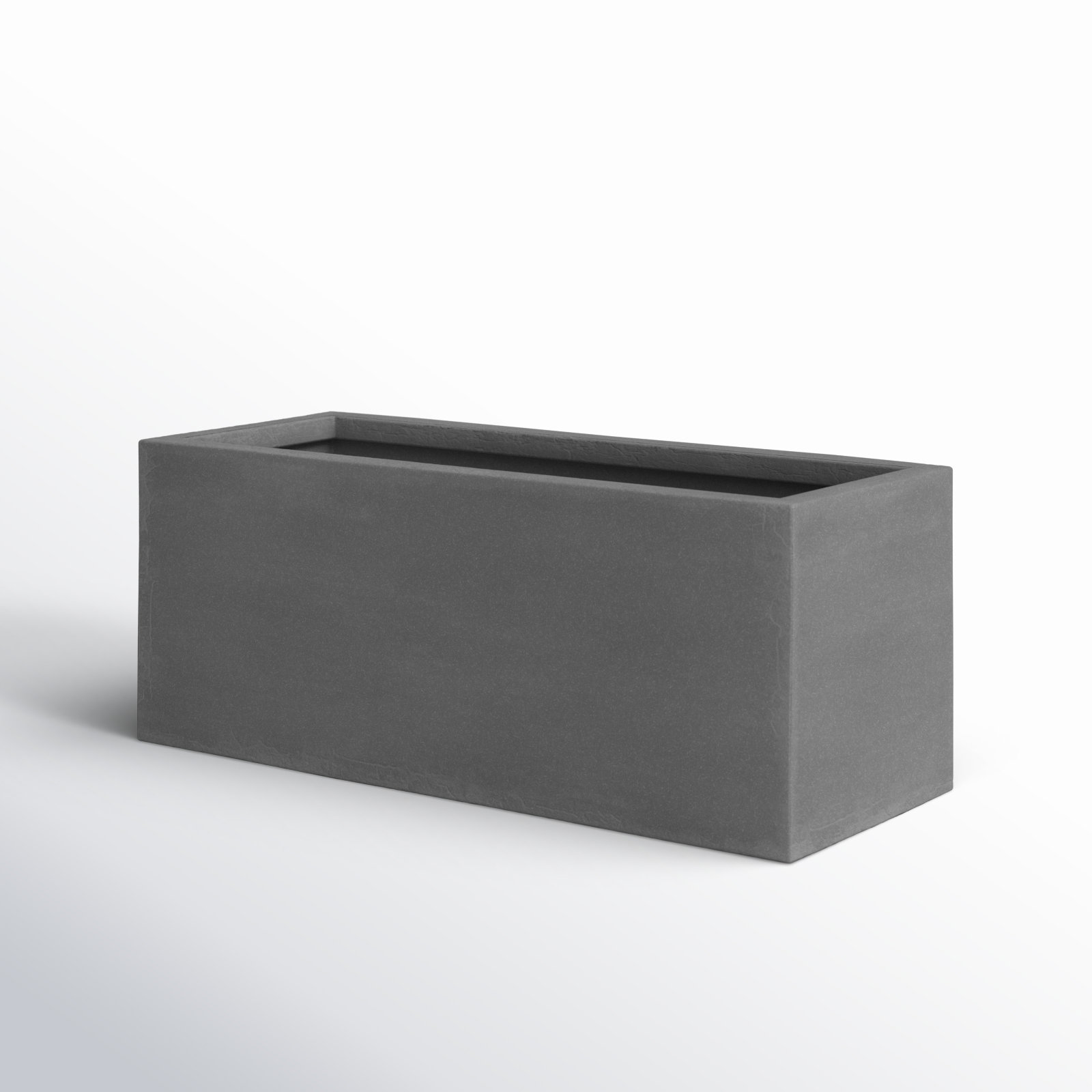 Connoisseur Planter Box, Grey, 8" H x 20" W x 8" D