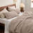 Essential Collection 100% Cotton Waffle Weave Duvet Cover Set-106246729-106246744