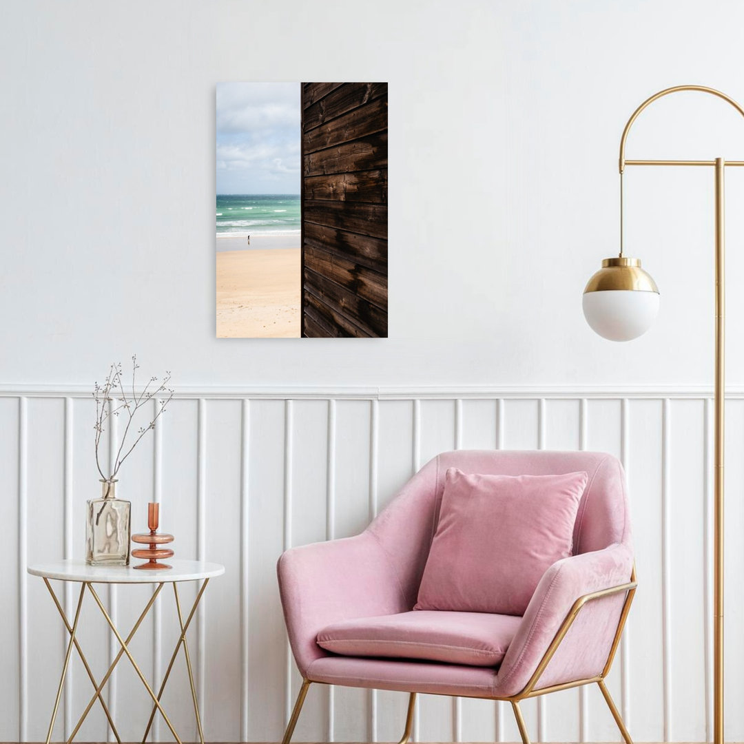 Rustic Beach View Peaceful Rustic Serene Coastal Wall Art Print