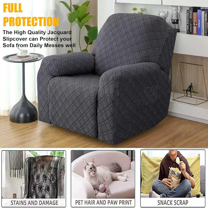 1 Seater Recliner Sofa Slipcover Stretch Covers