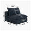 39.8 " Corduroy Sofa