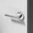 Dune Single Dummy Door Lever Modern Concealed Design Non-Turning for (Closet, Pantry or Hallway) – Sleek Minimalist Style in Chrome-101982324-101982327
