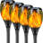 4 Pack Super Larger Size Solar Flame Torch Extra Bright Solar Lights Outdoor Decorative with Flickering Flame-111440179