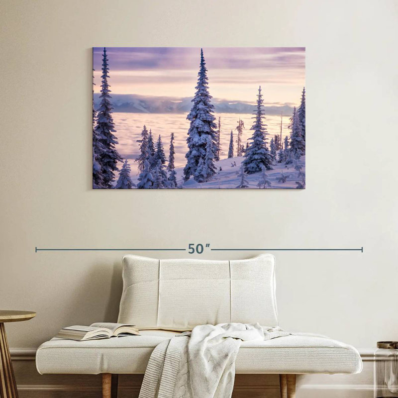 Alvord Snowy Flathead Lake, 26" H x 39" W