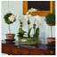 Phalaenopsis Orchids in Glass Rectangle Vase