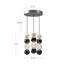 Onyx 12 - Light LED Pendant-1455737875