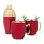 Ensemble de mules et shaker à cocktail 3 pièces Twine