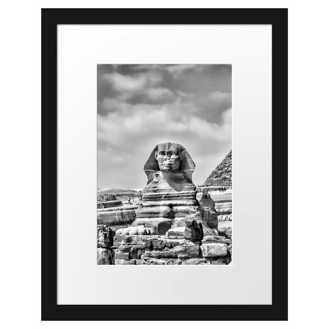 Gerahmtes Poster Große Sphinx von Gizeh