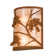 Rustic Lodge 2 - Light Flush Mounted Sconce