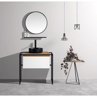 Ensemble de meuble-lavabo simple 32 "avec miroir
