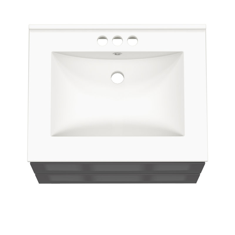  Combo suspendu 24 po gris lustré, 24"
